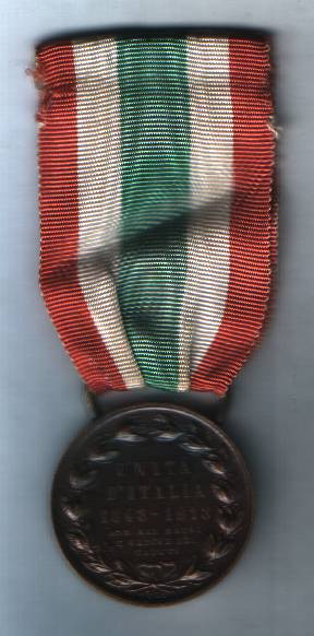 MILITARE - Vitt.Eman. III - I° Guerra Mondiale - Unità d'Italia 1848/1918 (Ass.Naz.Madri e Vedove dei Caduti) (fronte)